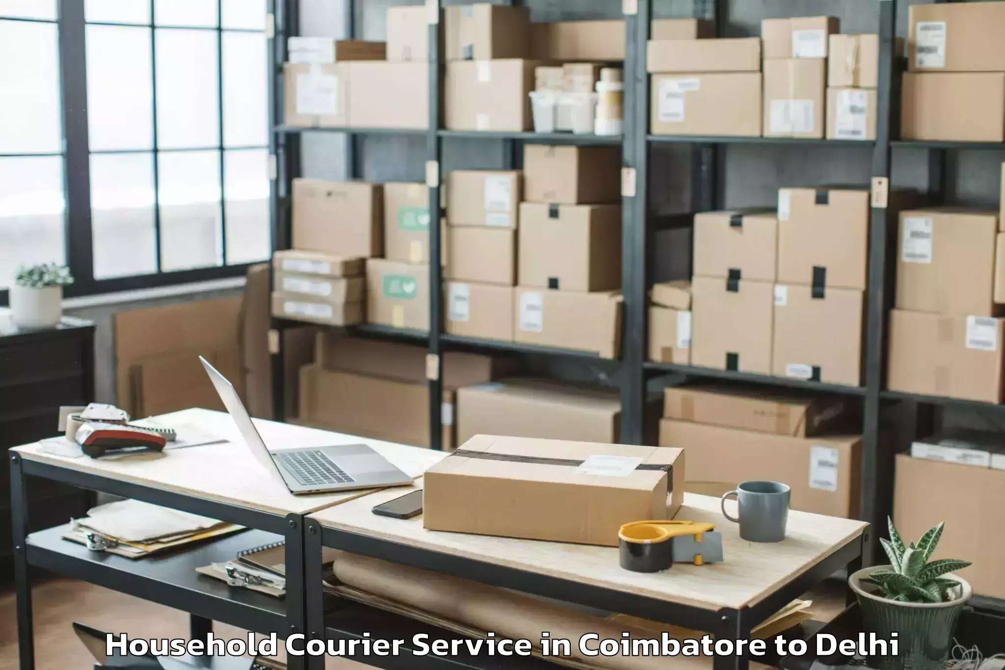 Top Coimbatore to Nit Delhi Household Courier Available